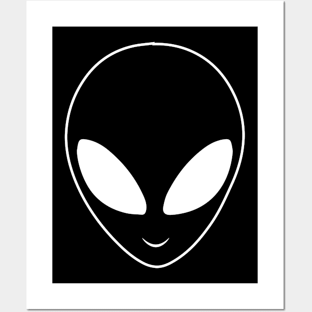 Alien head Wall Art by anupasi